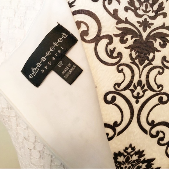 Connected Apparel White Lace A-Line Dress - Picture 5 of 6